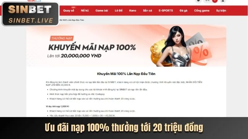 Hình ảnh minh họa thưởng nạp tiền độc quyền